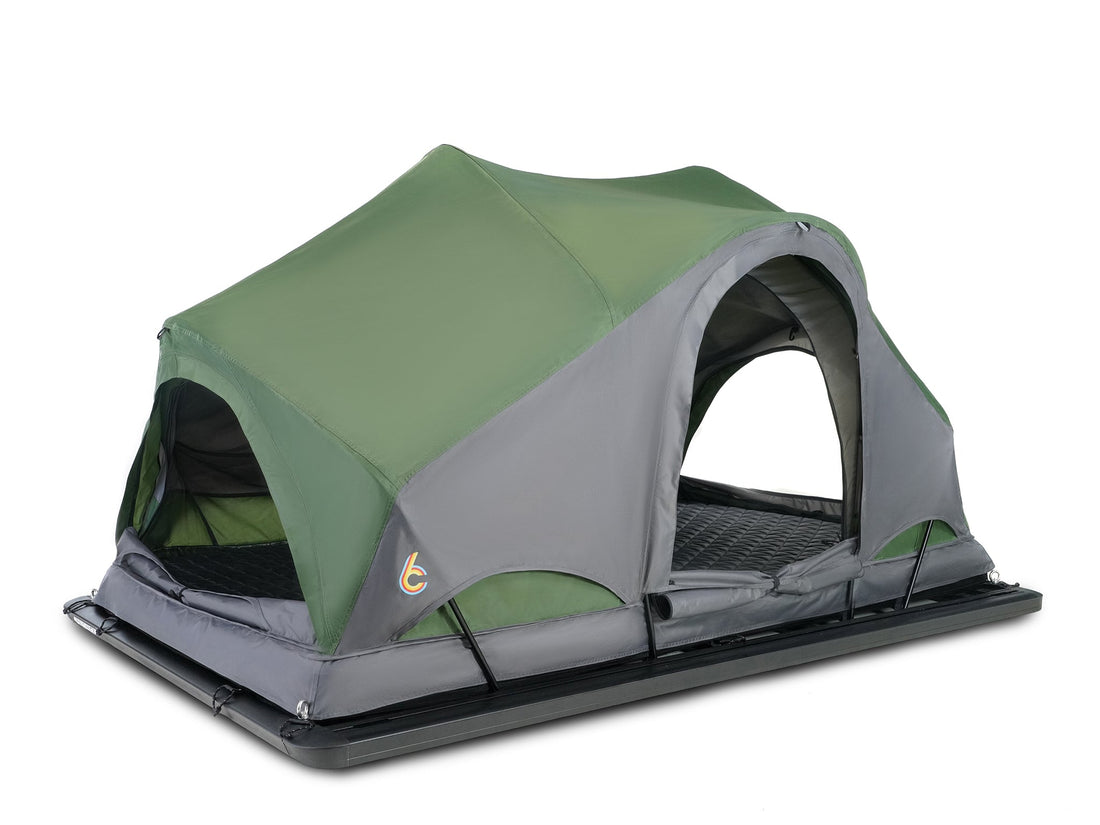 C6 Outdoor Rev Rack Tent Yakima/Rhino Scout doors open