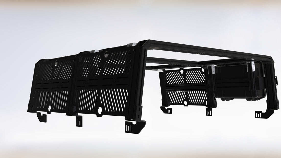 XTR3 Bed Rack for Jeep Gladiator - Ozark Overland Adventures Edition