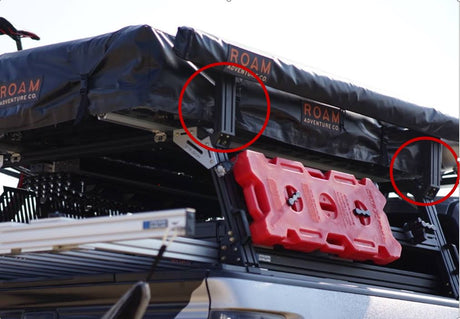 Awning Mount for Bed Racks | XTR Awning Upright Kit - Xtrusion Overland