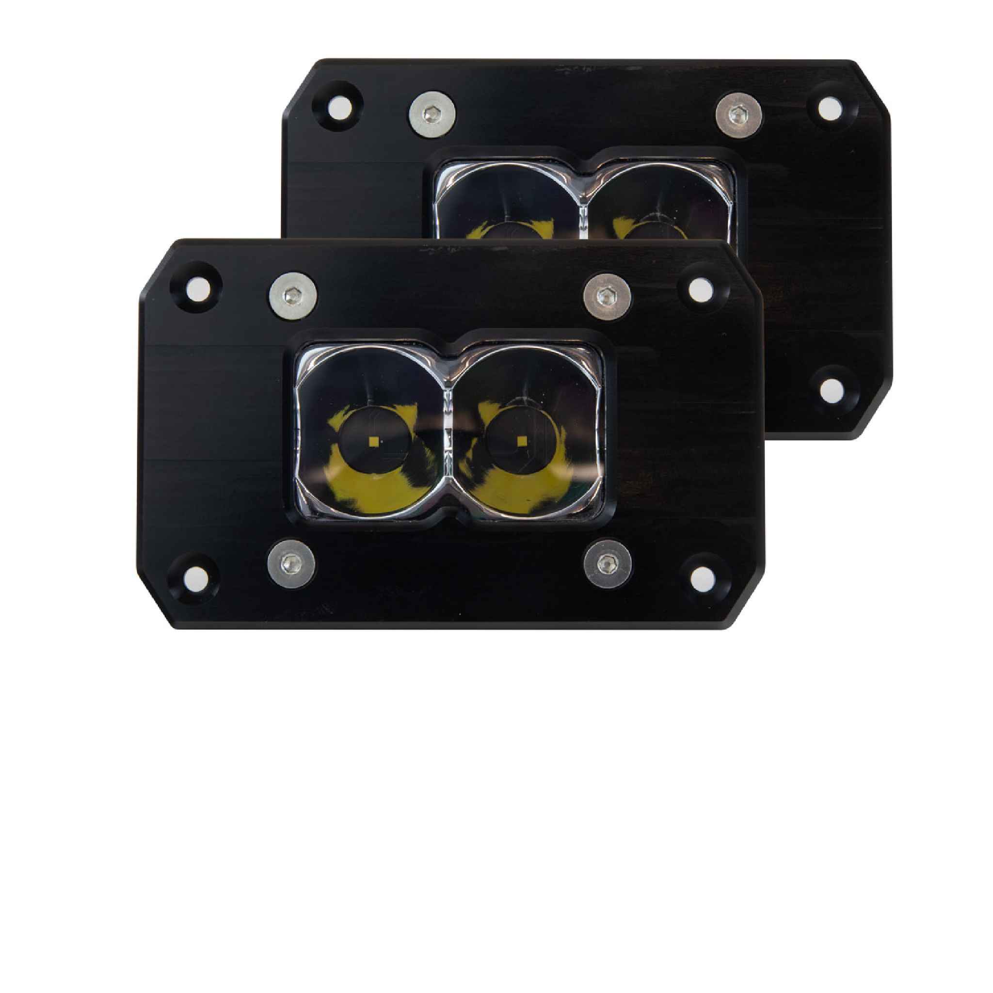 heretics pair pack of ba-2 flush mount led lights