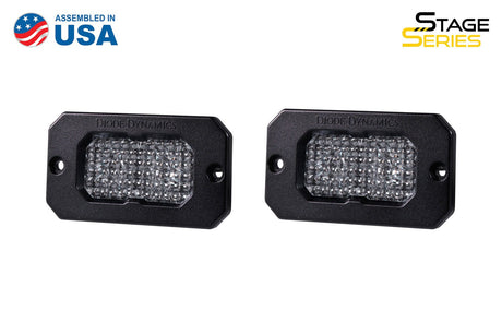 Diode Dynamics SSC2 Inch LED Pod, Sport Flush Pair - Xtrusion Overland