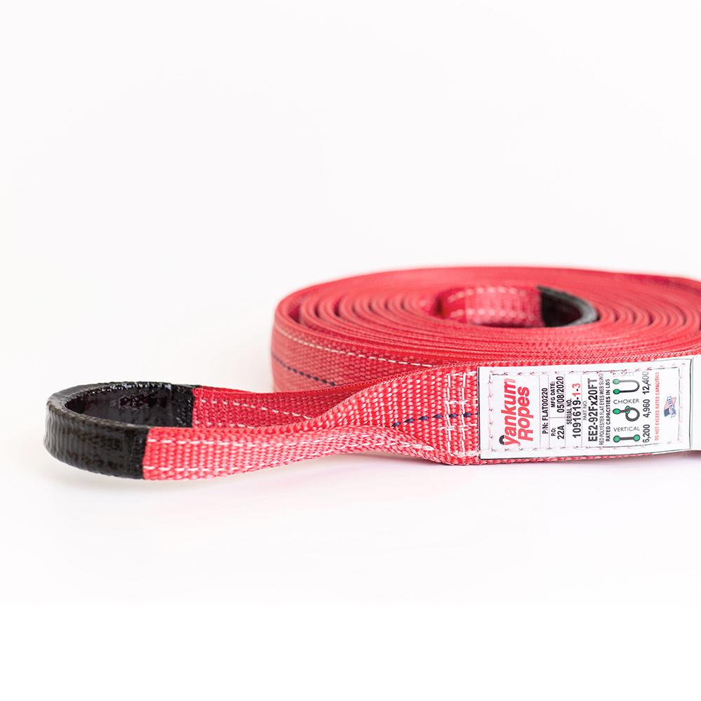 Yankum Ropes - 2" Flat Tow Strap "Viper" [WLL 4960/6200/12400 lbs]
