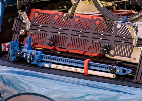 Hi-Lift Jack Mount for Bed Racks | XTR CNC Aluminum - Xtrusion Overland
