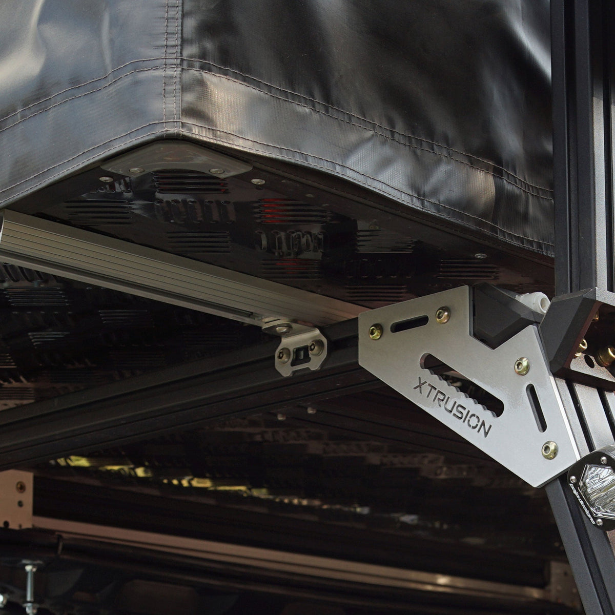 Rooftop Tent Brackets for Bed Racks | XTR Stainless - Xtrusion Overland